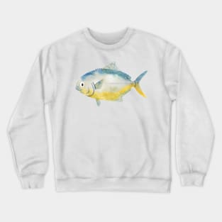 Little Blue Yellow Fish Crewneck Sweatshirt